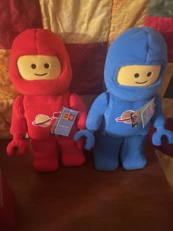 Target Exclusive Lego Astronaut Plush Red And Blue
