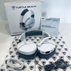 Turtle Beach Recon 200 Gen 2 Wired Gaming Headset – White | Multi-Platform | New Open Box