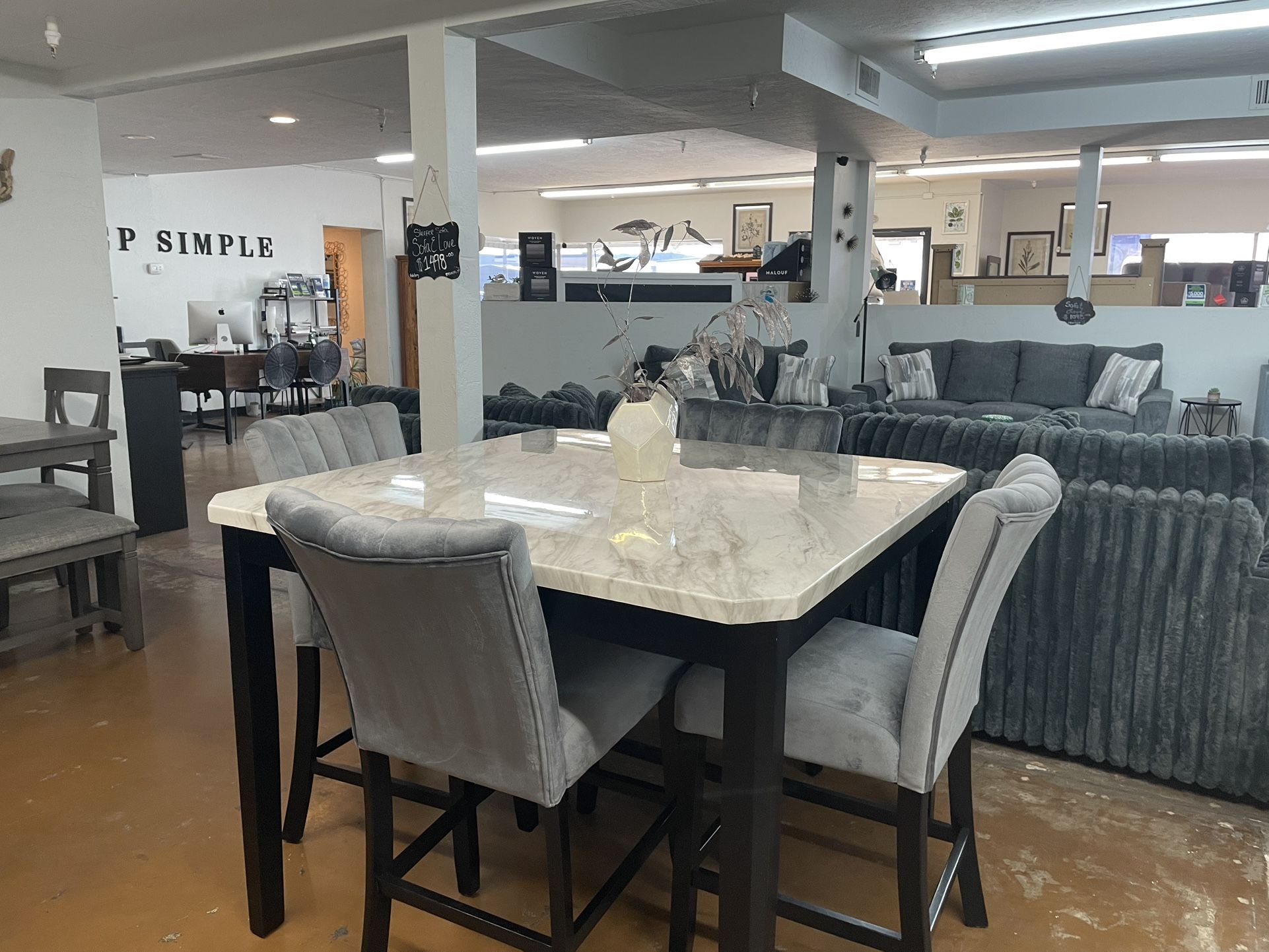 Counter Height Dining Table Set