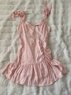 Pink short dress