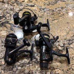 3 Angler Fishing Reels Shimano And Quantum 