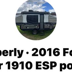 2016 Pop up Camper