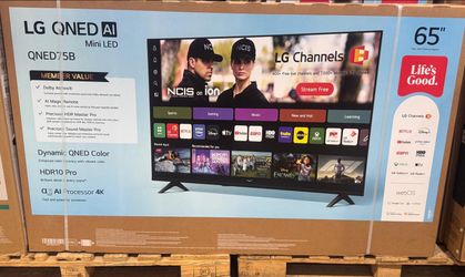 65Qned75B 65” Lg smart 4k qned tv