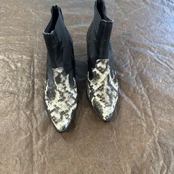 Snake Skin Boots