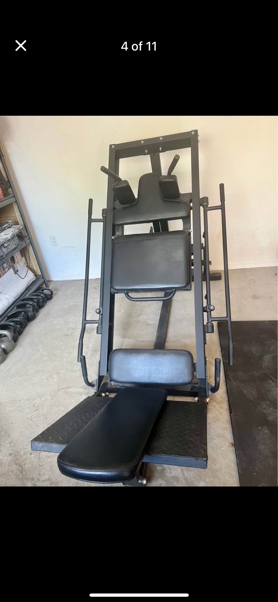 TITAN Plate loaded Leg press/ Hacksquat combo machine