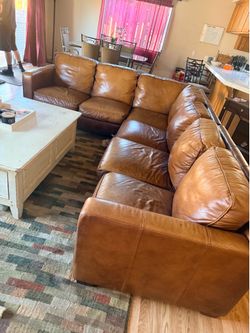 Leather couch