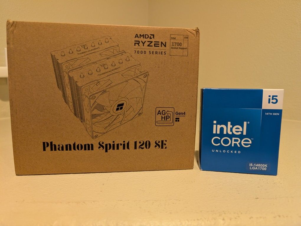 Intel i5-14600K & Thermalright Phantom Spirit 120SE Cooler