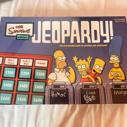 Brand New Vintage Board Game The Simpsons Jeopardy 