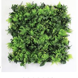 Artificial Topiary Hedges Panels 20x20 Inches  Set Of 6