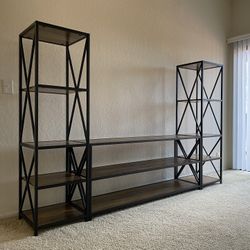Tv Stand With Bookcases