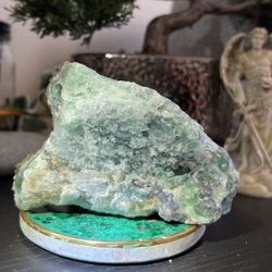 Green, Purple, & Yellow Fluorite Crystal Matrix $25