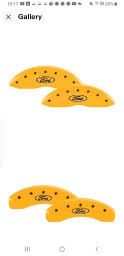 Caliper Covers For Ford F150  Yellow .