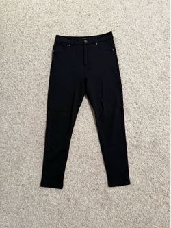 Shinestar black high-waisted stretchy skinny pants