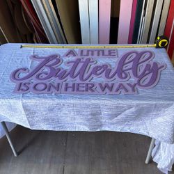 A Little Butterfly Is On Her Way 3d Wood Laser Cut 