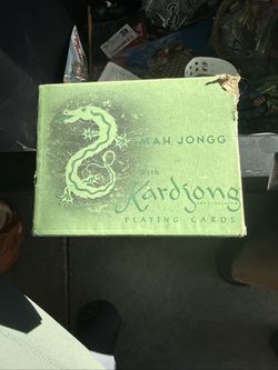 Vintage Mah Jongg playing cards. Complete sealed decks