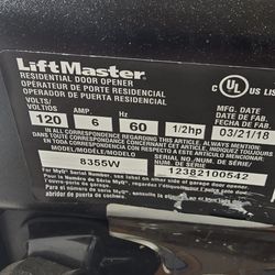 Lift master Garage Door Opener W/MyQ