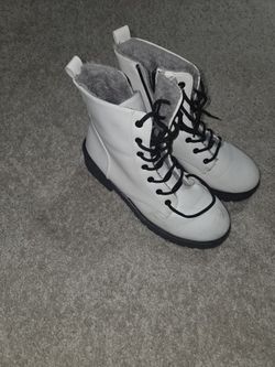 White Boots Size 10