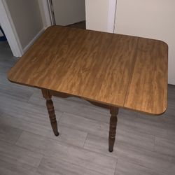 Solid Wood Foldable Kitchen Table – 4-Seater, Space-Saving & Modern Design 