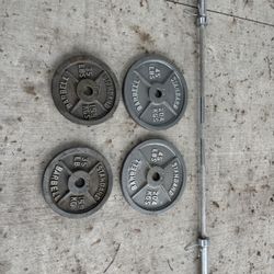 Olympic Weight Plate Lifting Set
