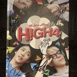 K-pop High4 Signed Album
