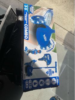 Halo Jr 3-Wheel Scooter Combo w/ Helmet – Blue