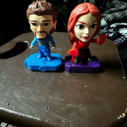 Wanda And Ikaris! DC Marvel Comic Figurines From Avengers End Game And  Eternals