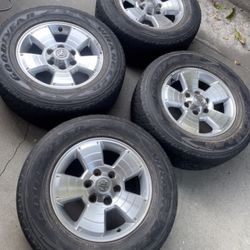 4 —- 265/65r17 6x139.7 6x5.5 Stock Tacoma 4runner Tundra Rims Wheels With Tires