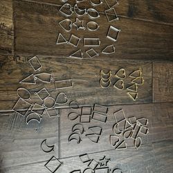 Open Bezels For Resin Earrings And Pendants 