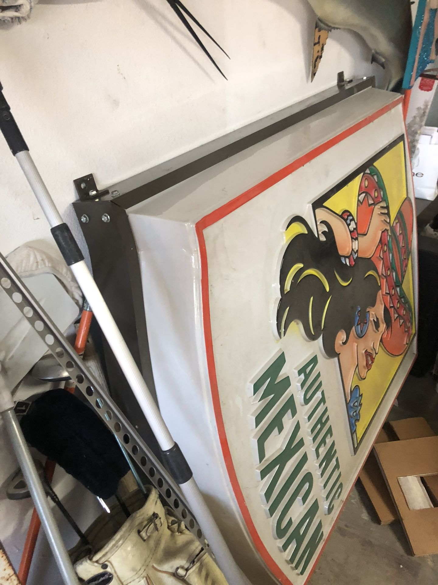 Sign Cabinet Mexican restaurant