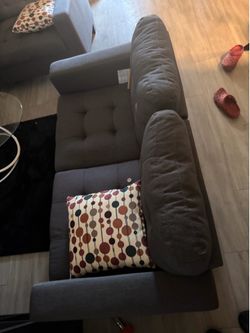 Couch, dinning table and coffee table