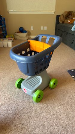 Plastic shopping cart