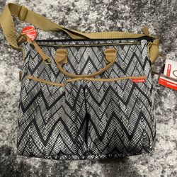 Zebra Skip Hop Tote Diaper Bag