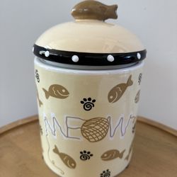 Cat Cookie Treat Jar