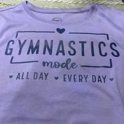 Girls Gymnastics Graphic T Shirt