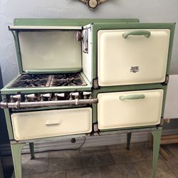 Antique Gas Stove , By  Clark Jewel