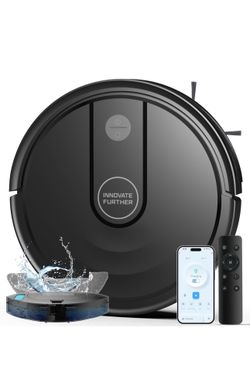 Robot Vacuum and Mop Combo, 5000Pa Robot Vacuum with Self-Charging, with Mopping, 3-in-1 Intelligent Navigation Robotic Vacuum cleaner, Quiet, App/Ale