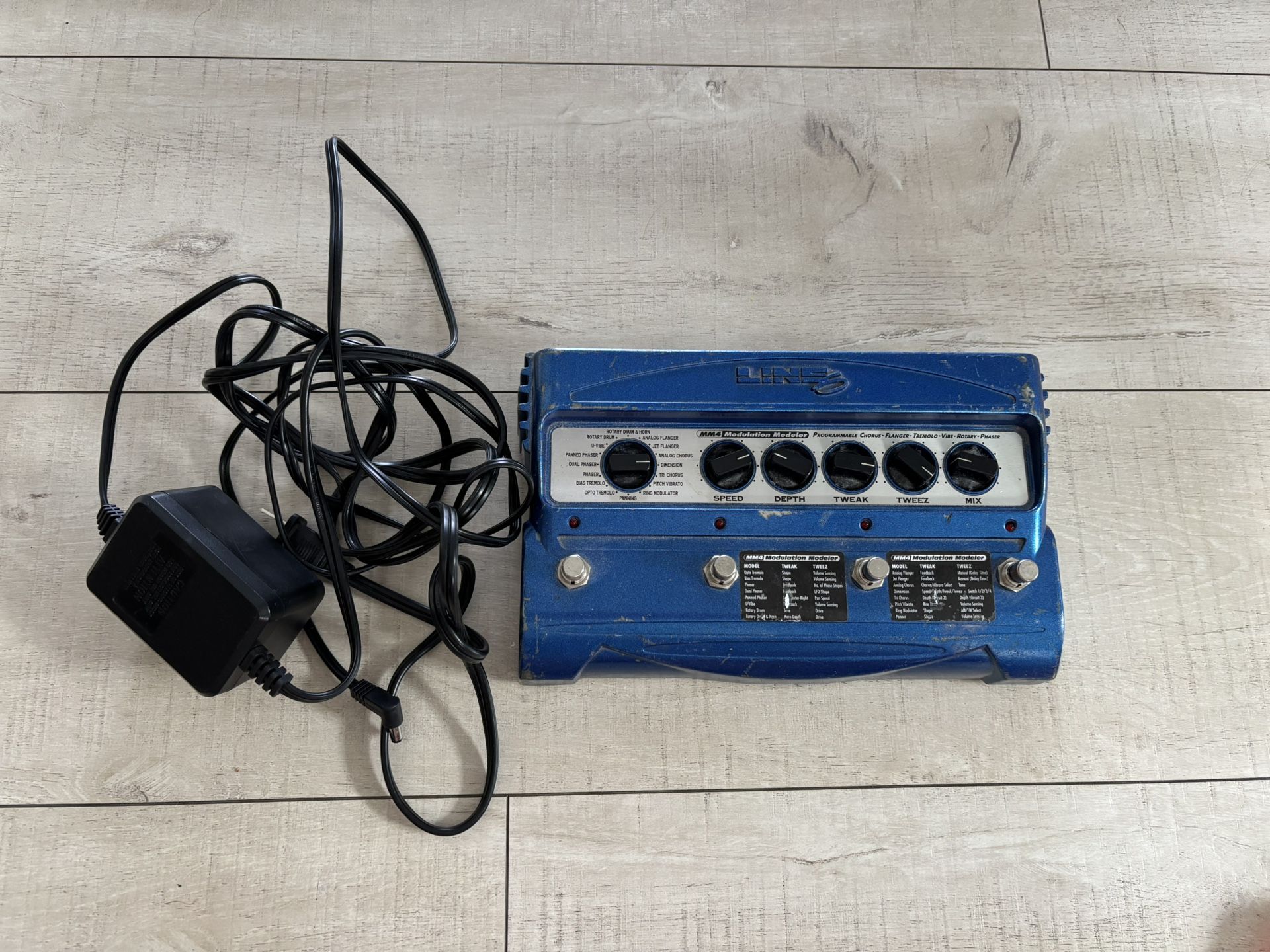 LINE6 Modulation Modeler MM4 Line 6 MM4 Modulation Modeler Pedal