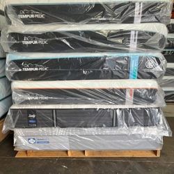 Brand New Tempurpedic Mattress Overstock For Sale! 70% Off, Delivery Free All Over LA,Text Now