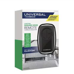 Universal Garage Door Remote Clicker with 2-Button Control