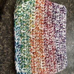 Multi Color Crocheted Pot Holders 