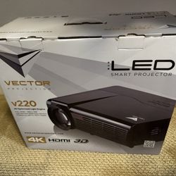 MOVING !Smart Projector & 72 in Projector Screen BOUGHT SEPERATLY !BRAND NEW !PAID Almost 3000 