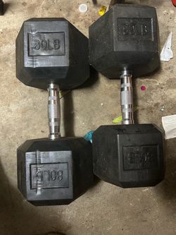 80 lbs dumbbell pair