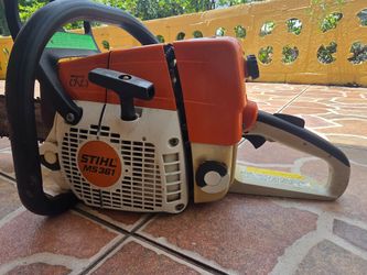 STHIL MS 361 CHAINSAW 20" BUT CAN SUPPORT UP TO 25"
