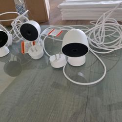 Google indoor Nest Security Cam 1080p (Wired) - 2nd Generation - Snow(pack of 3)