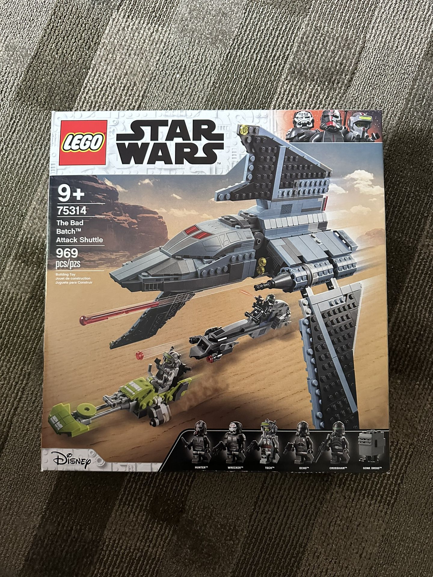 LEGO Star Wars 75314 The Bad Batch Attack Shuttle (BRAND NEW)