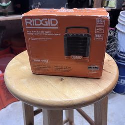 RIDGID 18V Cordless Speaker with Bluetooth