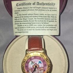 Disney Collectable Aladdin Watch #6588