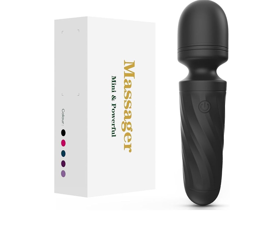 Brand: KINGWAND Handheld Personal Mini Massager Tool– Waterproof, USB Rechargeable, 10 Vibration - Perfect on Back Legs Hand Pains and Sports Recovery