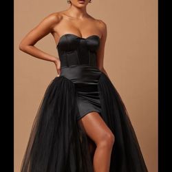 Corset Satin Gown