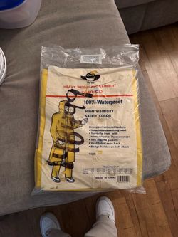 Yellow rain suit